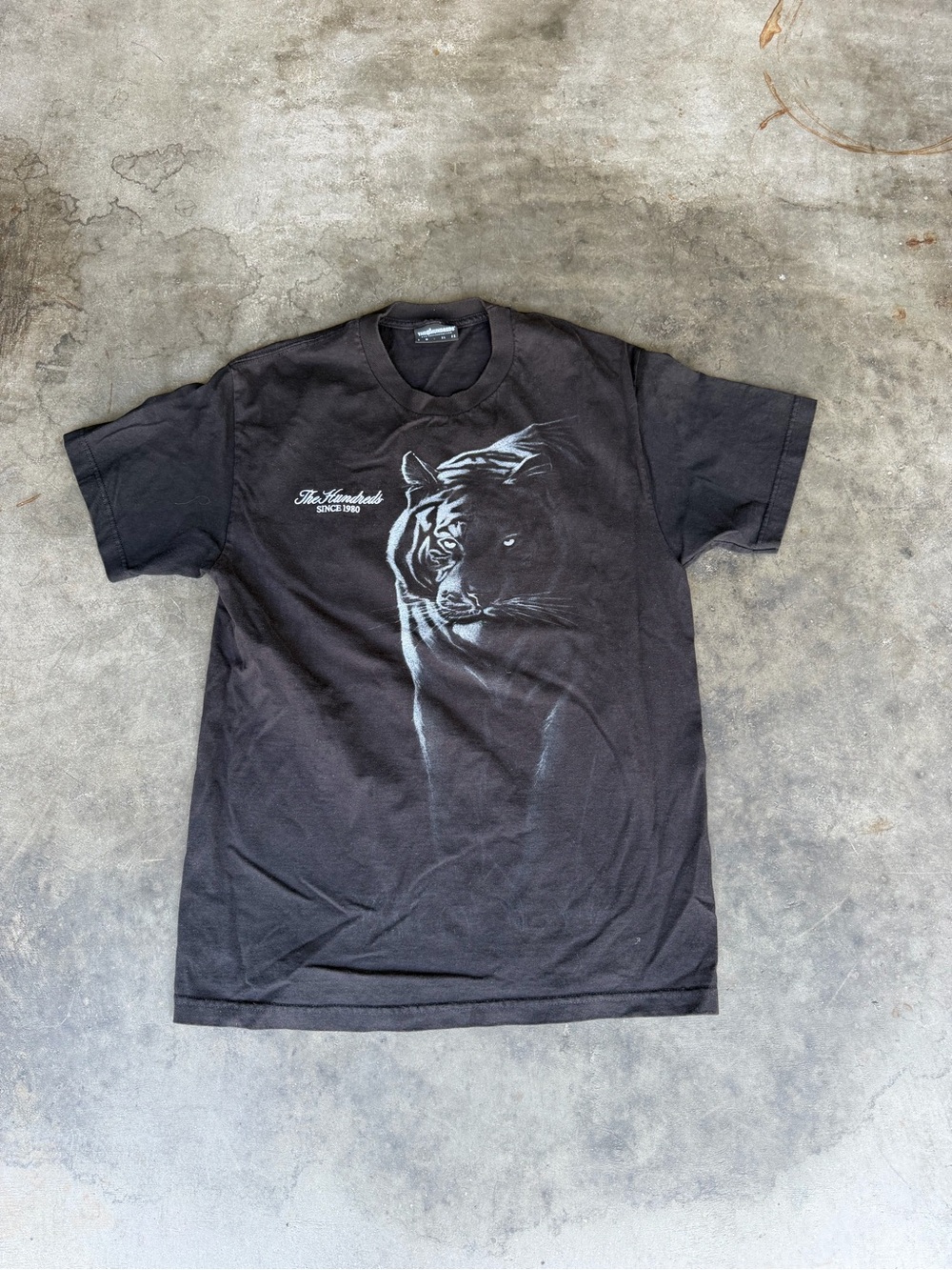 The Hundreds Tiger in the Shadows Black Tee Men’s M